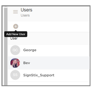 How do I add users to my SignStix account