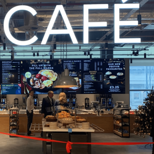 Marks and Spencer Christmas Cafe
